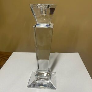 Towle 24% lead crystal 12” candleholder made in Poland